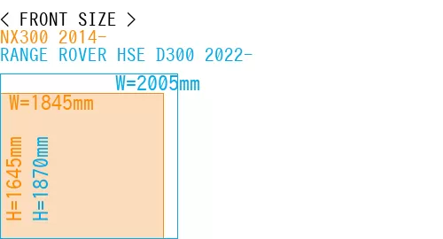 #NX300 2014- + RANGE ROVER HSE D300 2022-